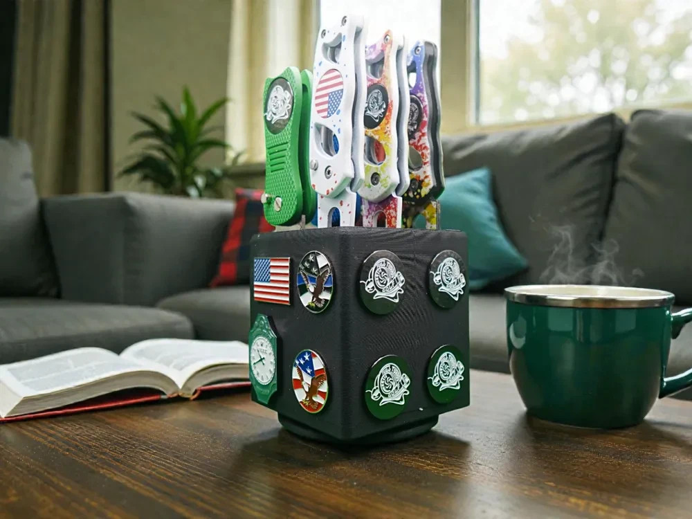 Small Golf Ball Marker/Divot Tool Display