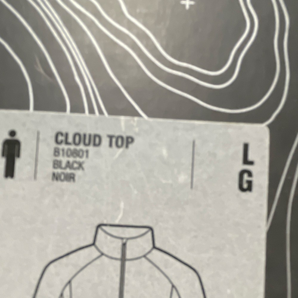 Orage Men's body Mapping Warmth, Technology Clown Top Large Black