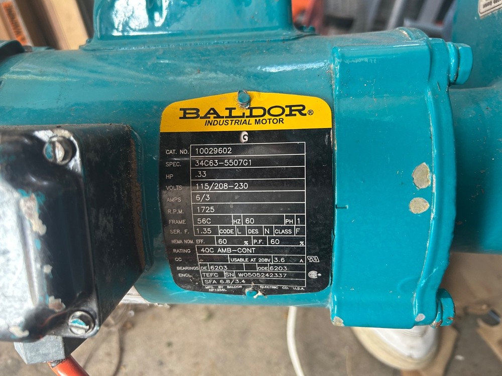 Brawn Baldor Industrial Mixer with three tier mixing bit