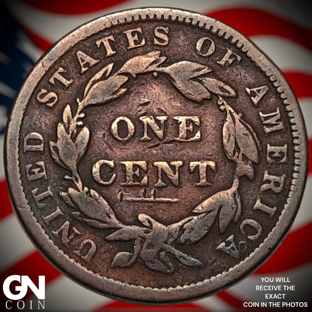 1838 Coronet Head Large Cent M0184