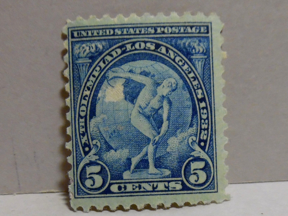 SCOTT # 719 1932 OLYMPICS DISCUS THROWER 5 CENT STAMP - MNH