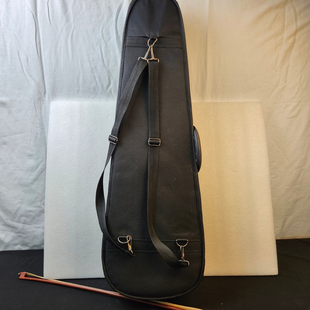 Student Violin w/ Case Bow Rosin String Cheek Rest 4/4 Size