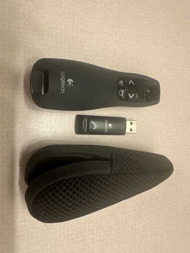 Logitech R400 Wireless Presenter with A Laser Pointer. Tested and Working
