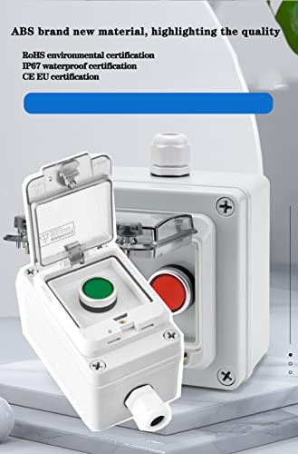 Push Button Box Momentary Green Push Button Green instantaneous switch box