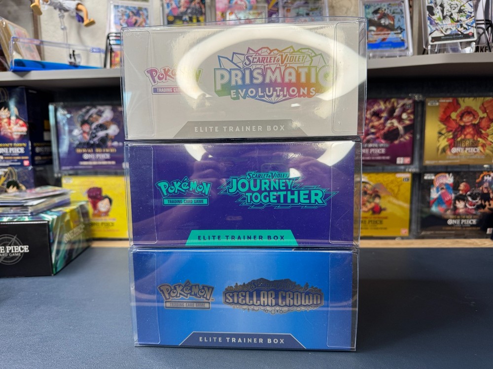 Premium Durable Clear Plastic Display Protector Case for Pokémon （ETB）