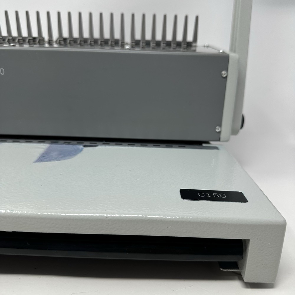 GBC CombBind C150 Heavy Duty Comb Binding Machine with Binder Stock