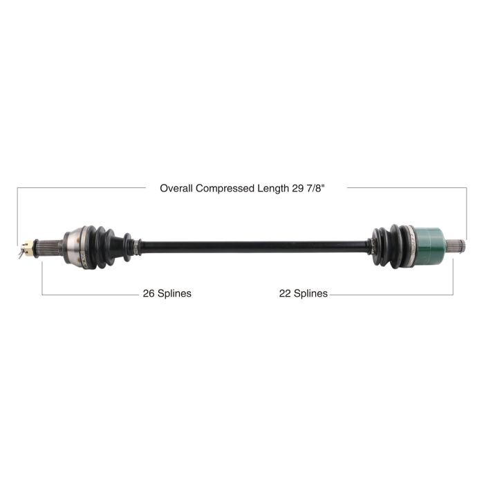 Tytaneum Front Left Right CV Axle 813-0162