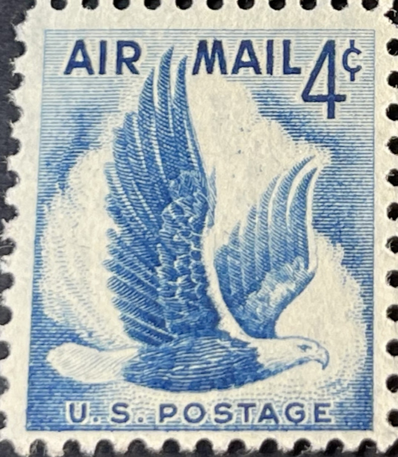 US #C048 MNH 1954 Bald Eagle Haliaeetus Leucocephalus Airmail