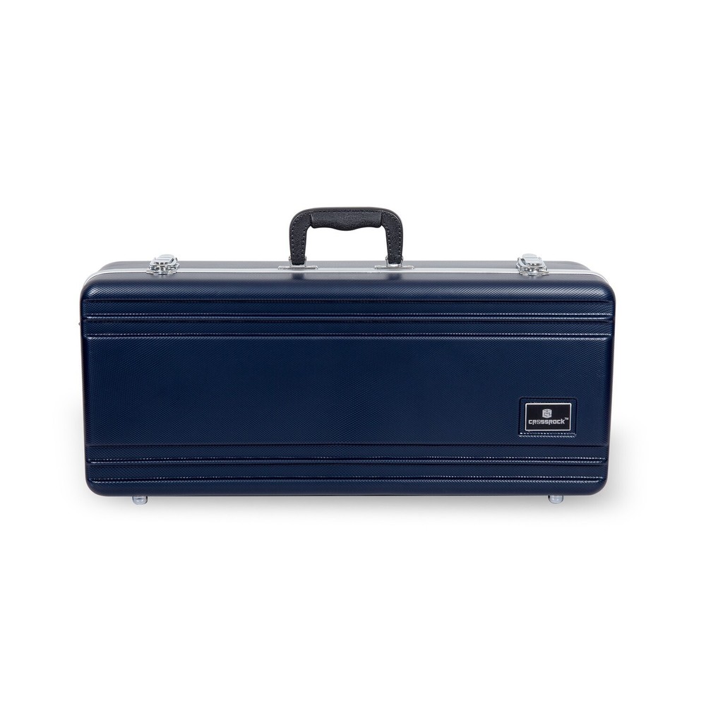 Crossrock Alto Saxophone Rectangular Case-Strong ABS Molded with Single strap