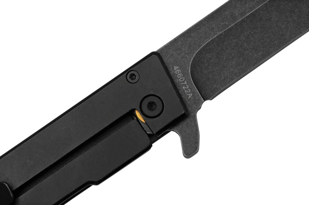 Authorized Gerber Quadrant Black Bamboo Folding knife Fine edge Folder