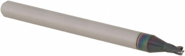 Accupro 1/16" Diam 4 Flute Single End Solid Carbide 0.01" Corner Radius End M...