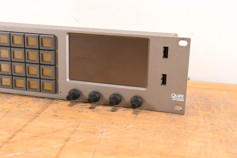 Evertz CP-2232E Advanced System Control Panel w/ 32 LCD Buttons (NO PSU) CG01V7D