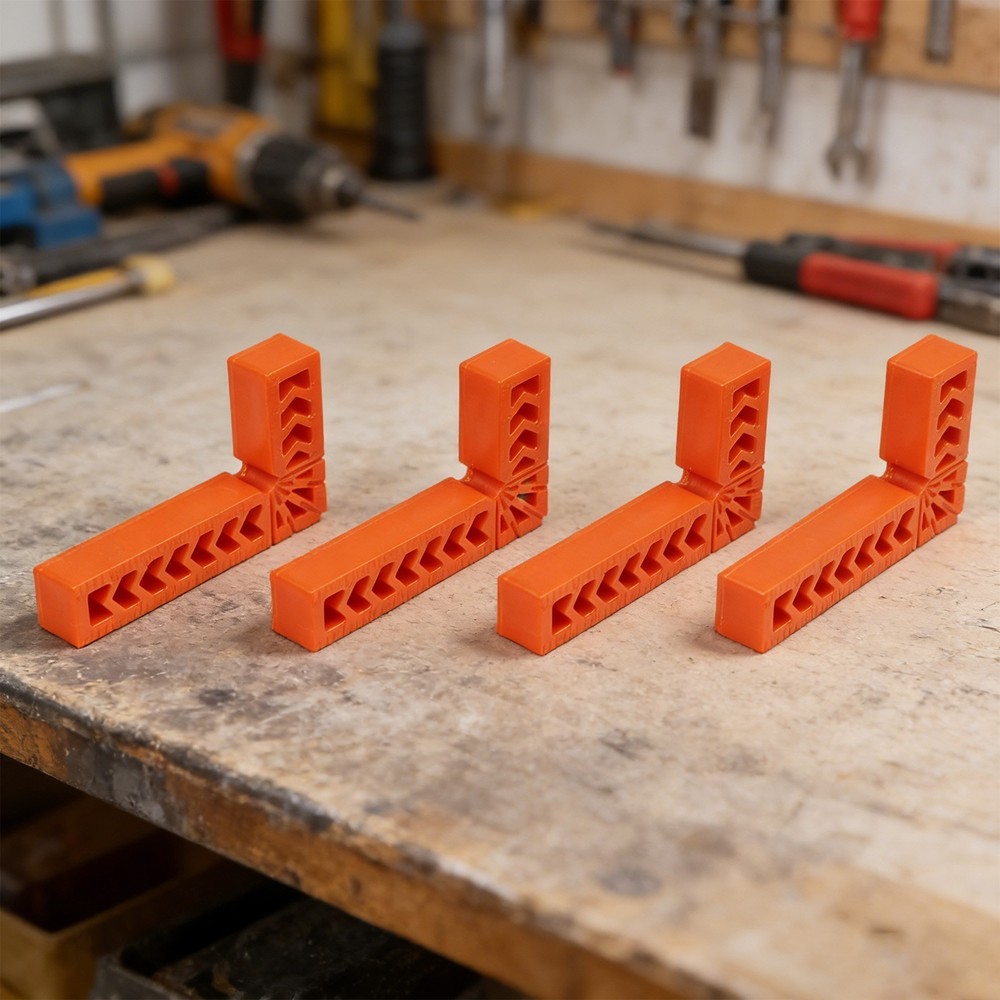 Secure Angles in Woodworking 90 Degree Auxiliary Positioner Tool 4 Pack