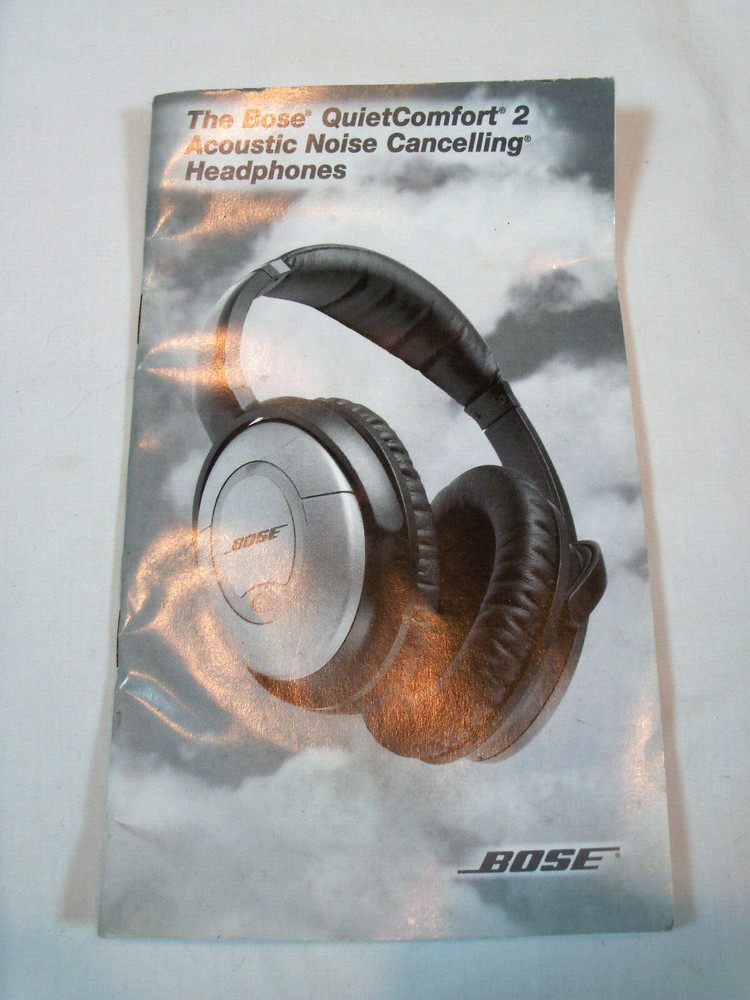 Bose QuietComfort 2 Instruction Manual 2003 Quiet Comfort 2