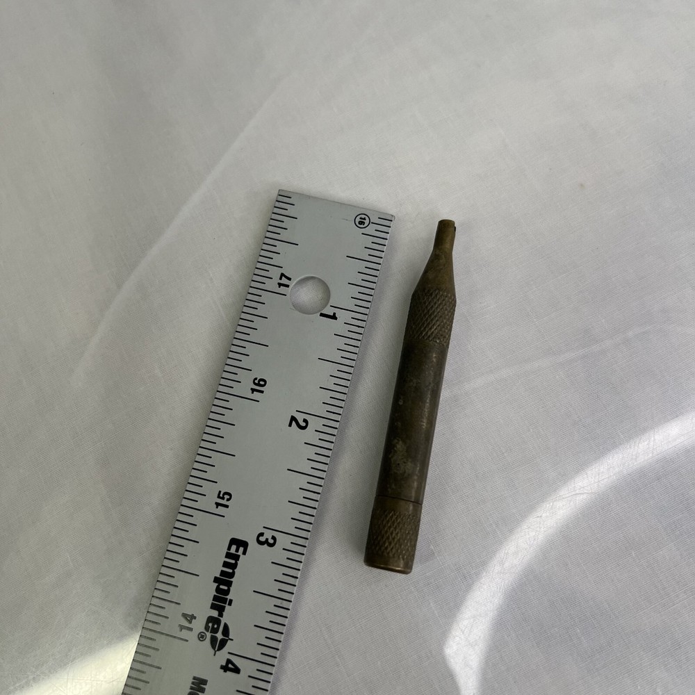 Vintage brass nesting screwdriver case *See Pics