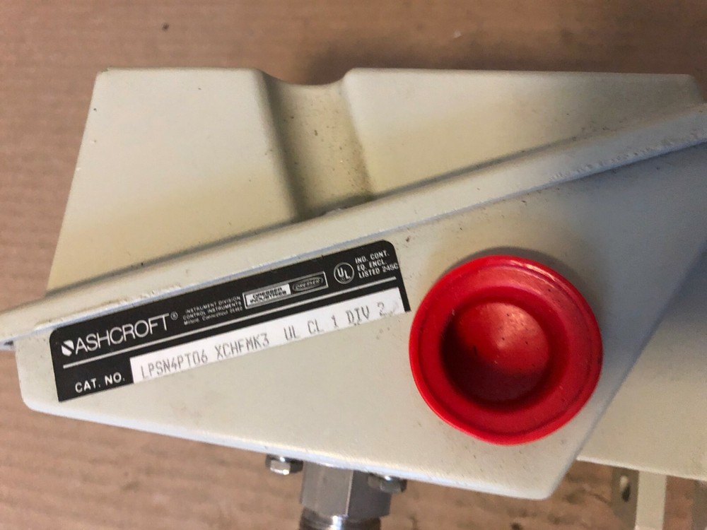 Ashcroft, Pressure Switch, LPSN4PT06