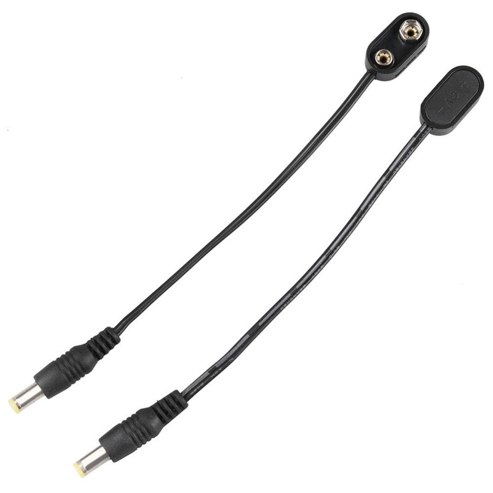 Professional 9V Battery Snap Connector for Guitar Effect Pedals - Low Voltage