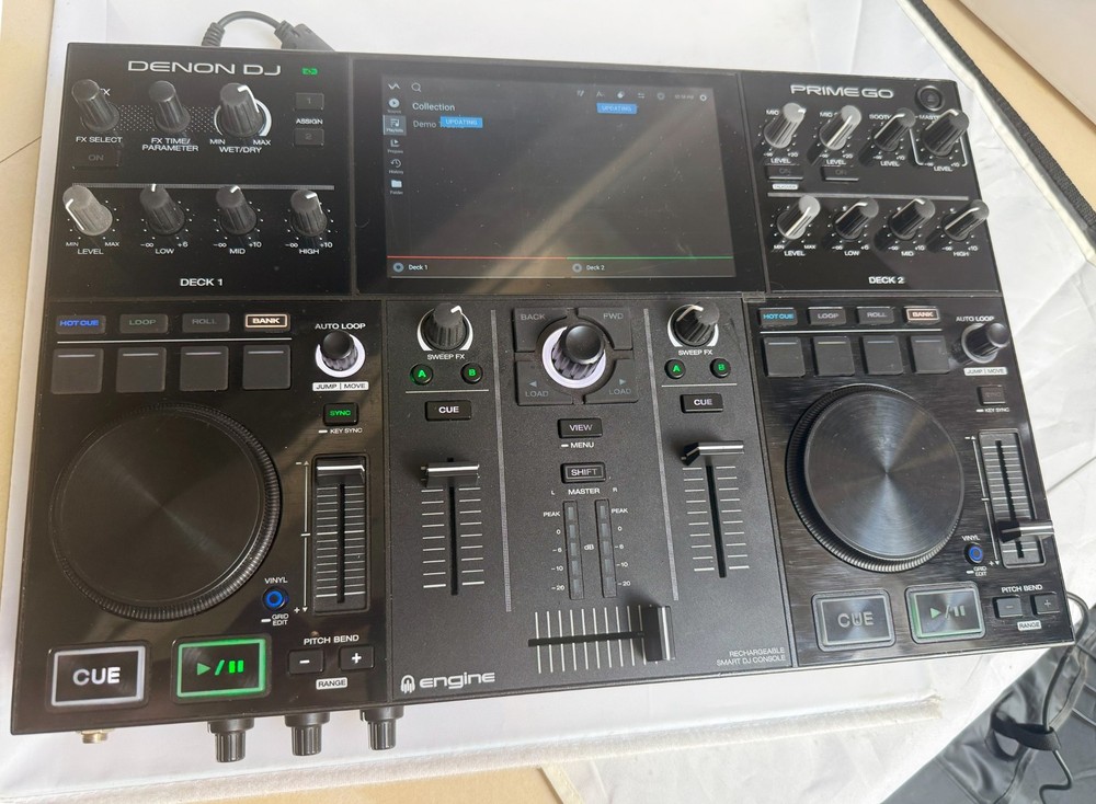 Denon DJ PRIME GO Double Deck Rechargeable Smart DJ Console