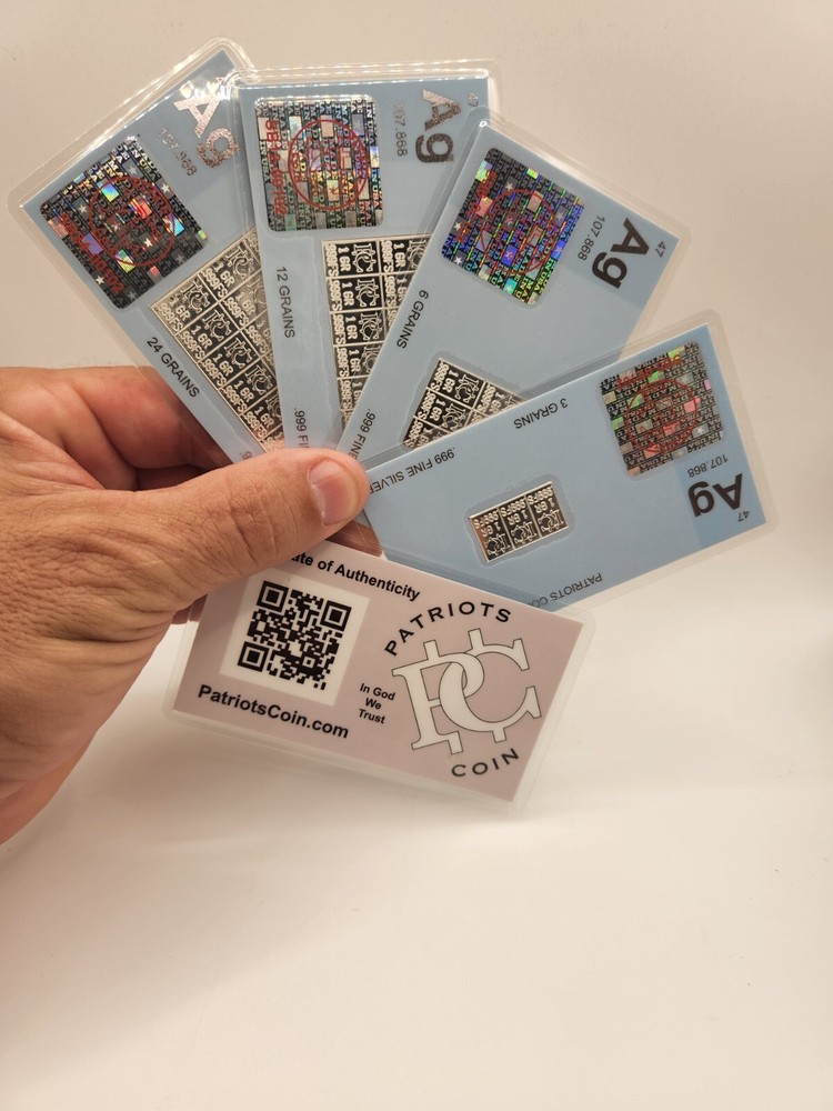 Ag Silver Bar Packs .999 Silver K