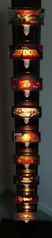 MOON PATROL Arcade Marquee Night Light