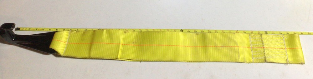 Heavy Duty 4"X34” Winch Straps w/ hook 5000 Tie Down Strap New