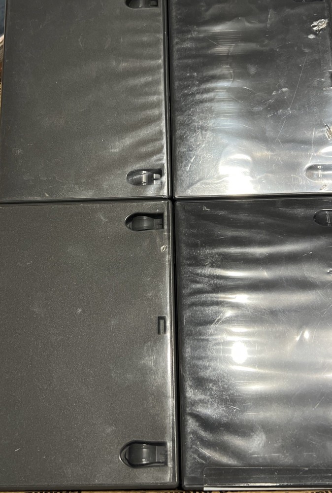 Empty DVD Case Lot - Black - Used - 44 Empty Cases Per Lot
