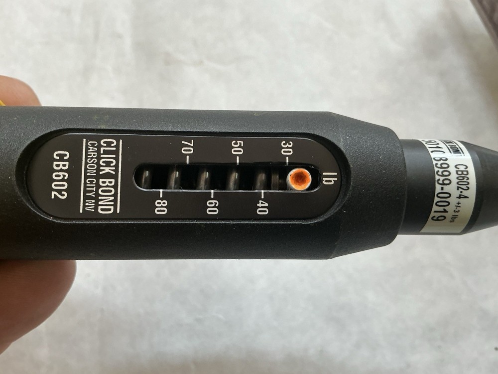 Click bond CB602-4 Nutplate Pushoff Strength Tester