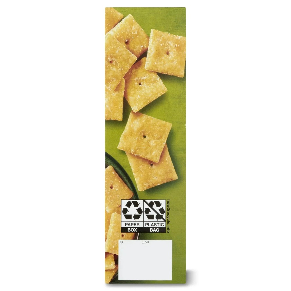 (2 pack) GREAT VALUE 12.4 OZ WHITE CHEDDAR CHEESE CRACKERS