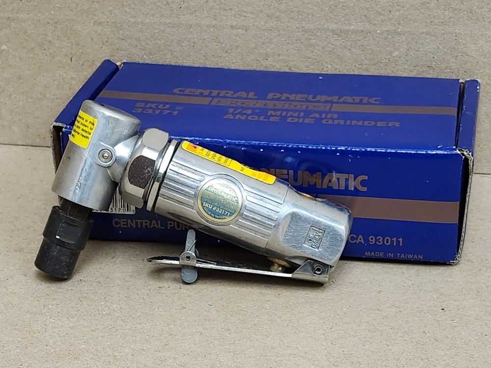 Central Pneumatic 33171 Right Angle Die Grinder 1/4" Collet
