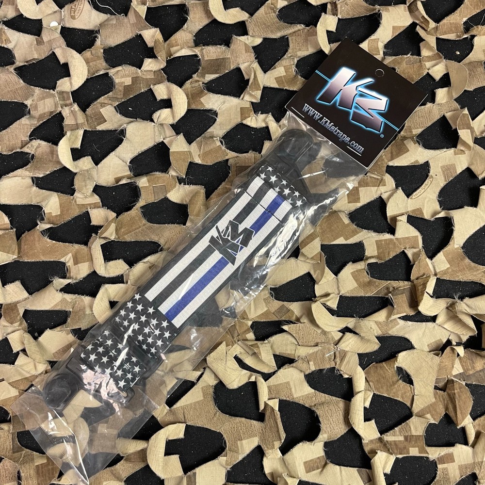 NEW KM Paintball EVS Goggle Strap - SE Blue Lives
