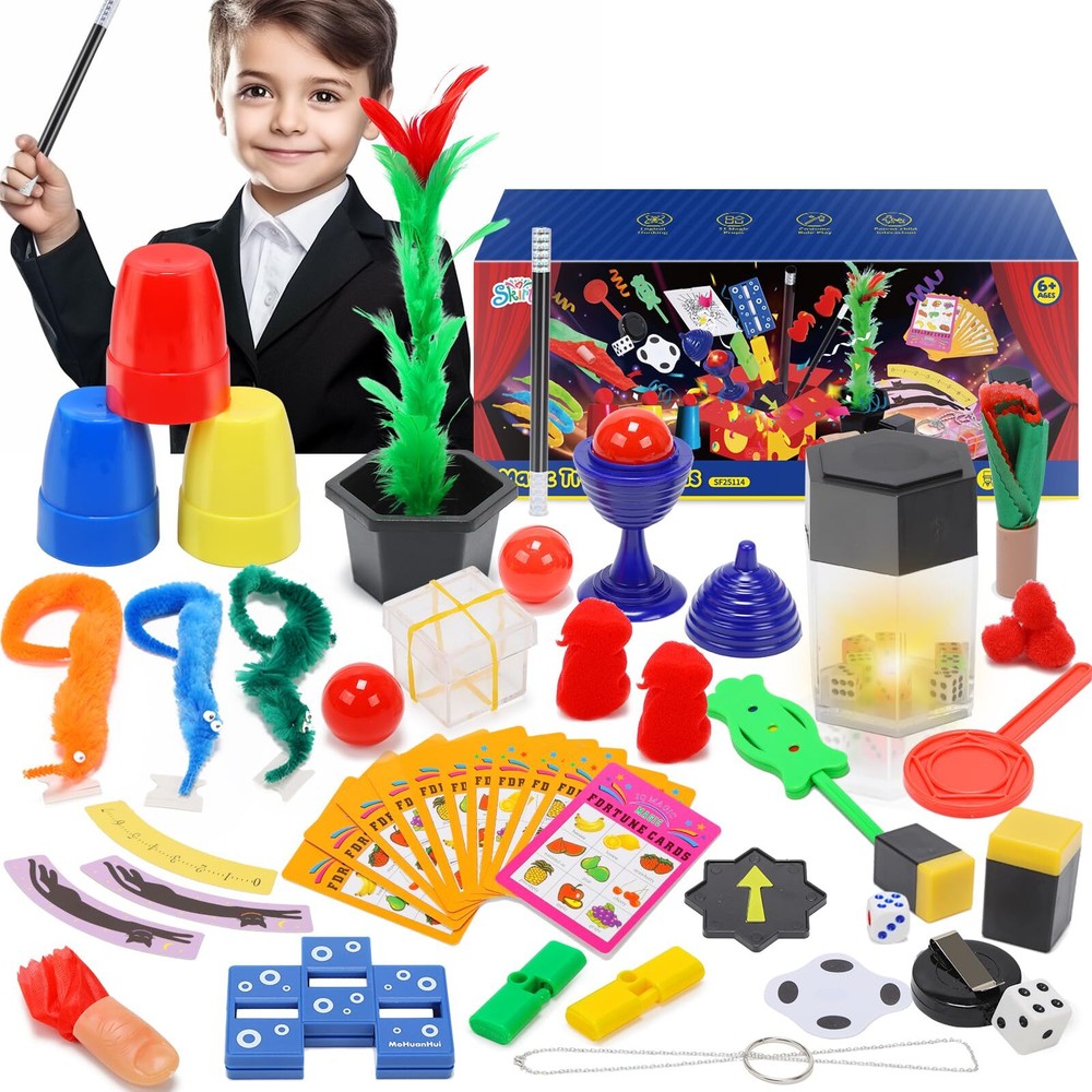 Magic Kit - Magic Tricks for Kids Magic Set with Step-By-Step Instructions