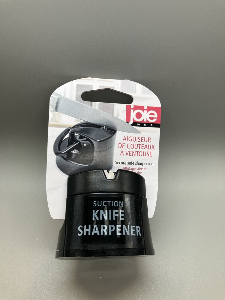Joie Kitchen Knife Sharpener with suction cup Secure/Safe Design!