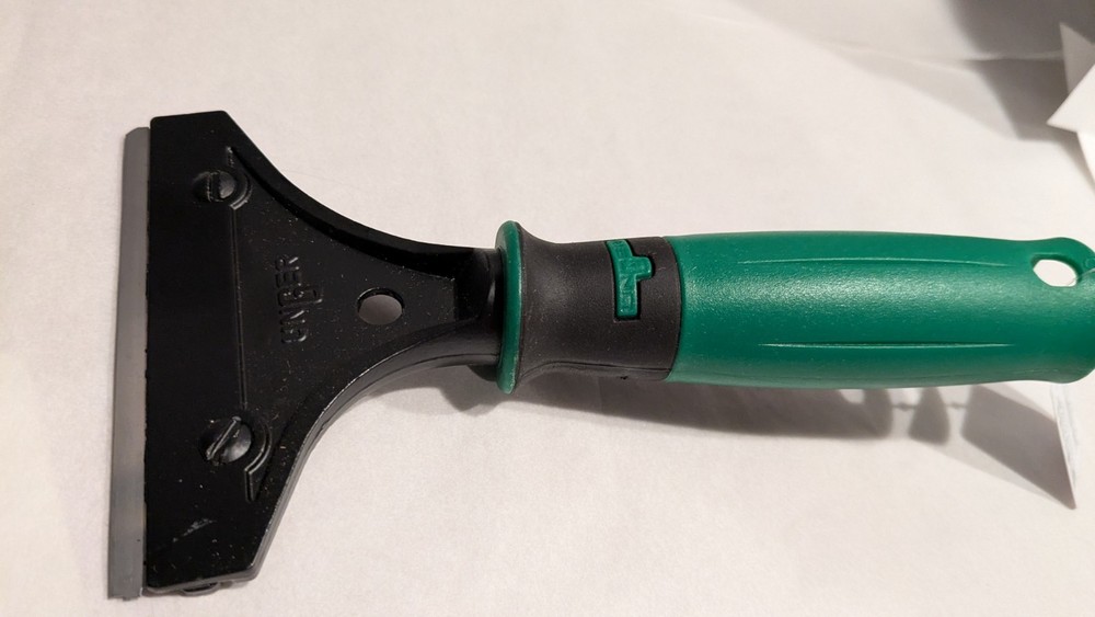 Unger SH00C ErgoTec 4" Scraper with Ergonomic Handle