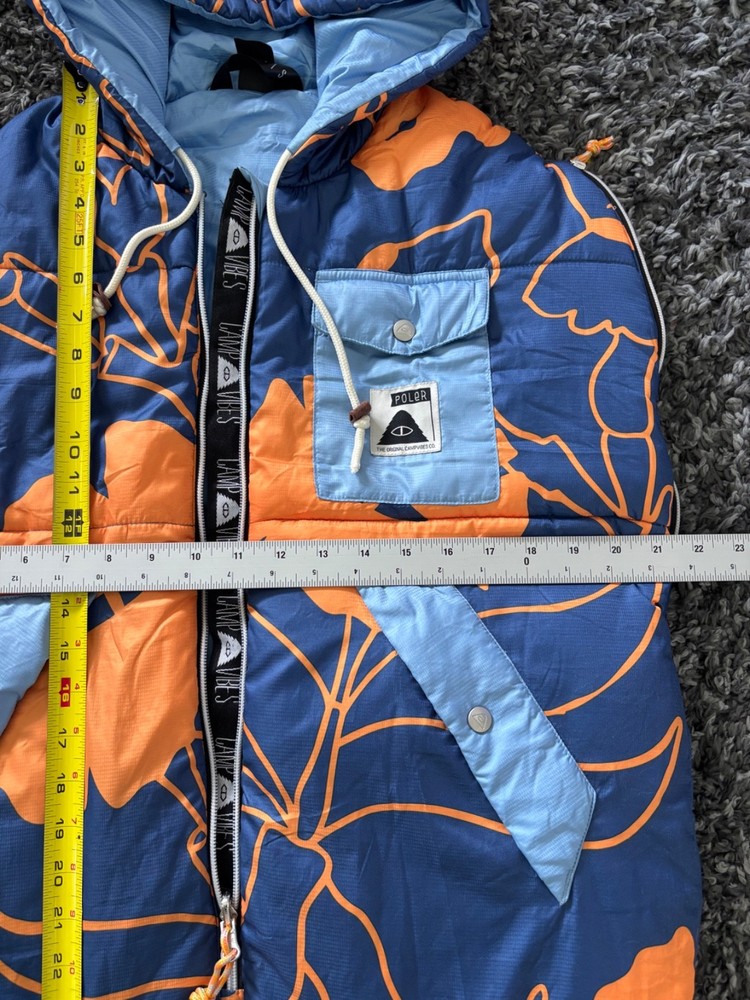 Poler pre-owned Reversible Napsack - All Seeing navy Small