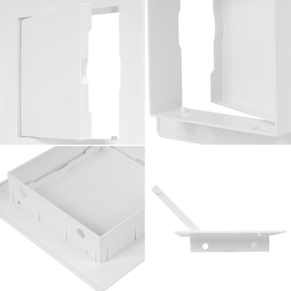 4 x 8 Access Panel for Drywall and Ceiling – White ABS Plastic Door Panel, Wall