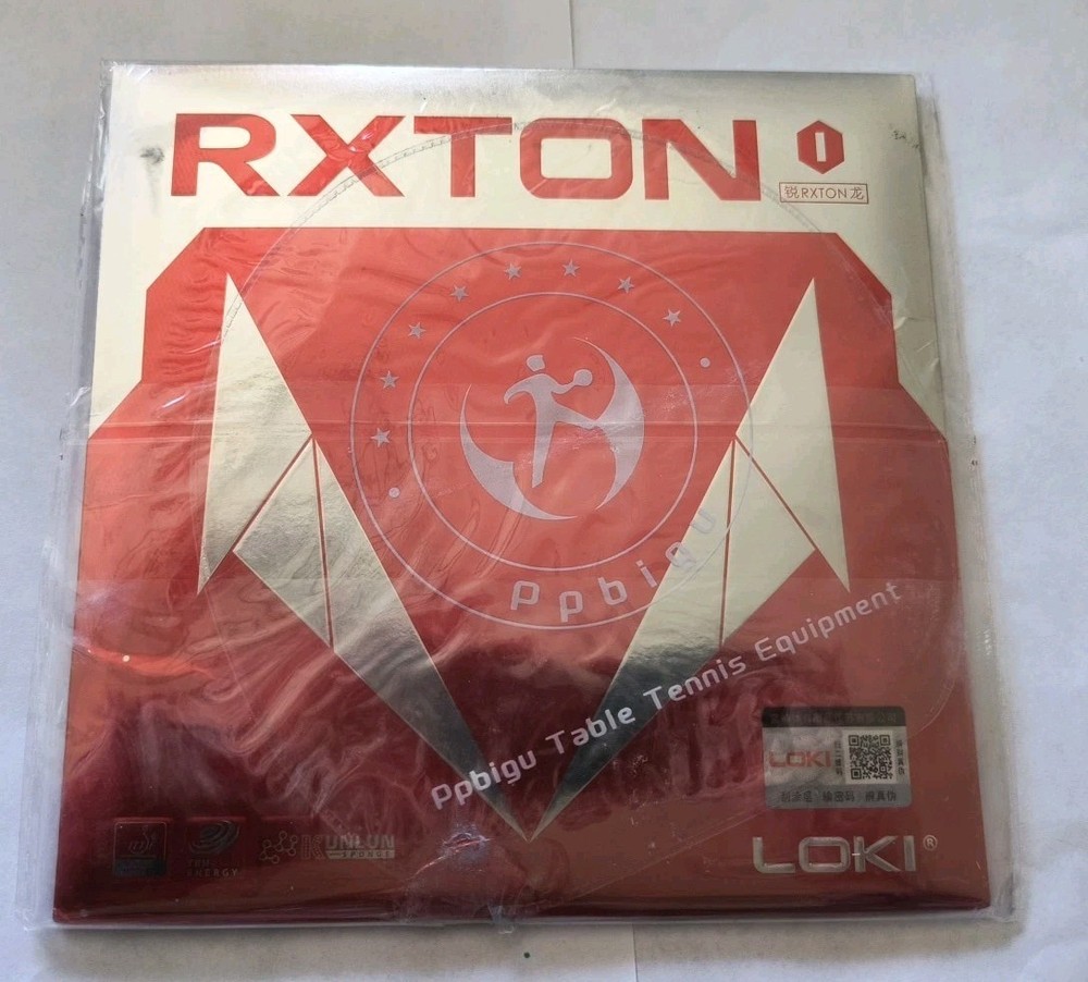 LOKI RXTON Table Tennis Rubber Sponge Black