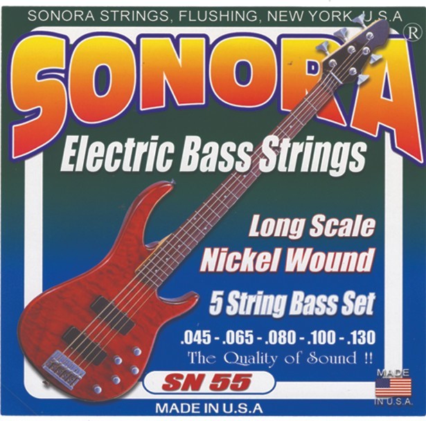 Electric Bass Strings  5  String Set .045/.130