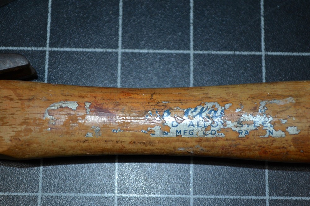 DOUBLE CLAW HAMMER - ALL ORIGINAL - PARTIAL LABEL ON HANDLE