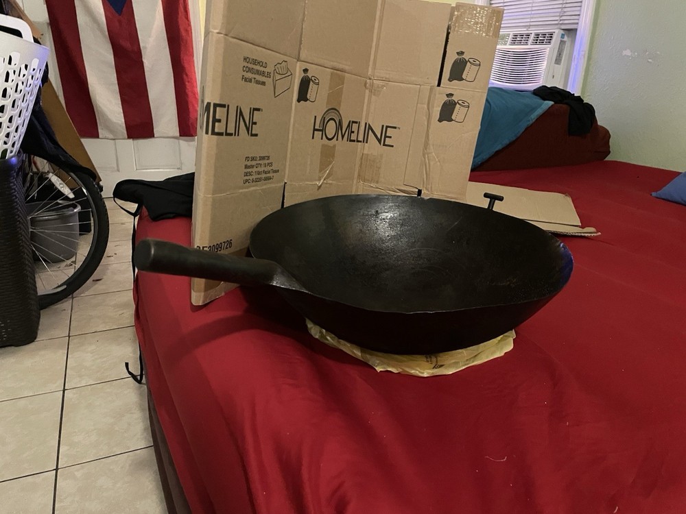 Rare Asian Skillet (LARGE) Cast Iron