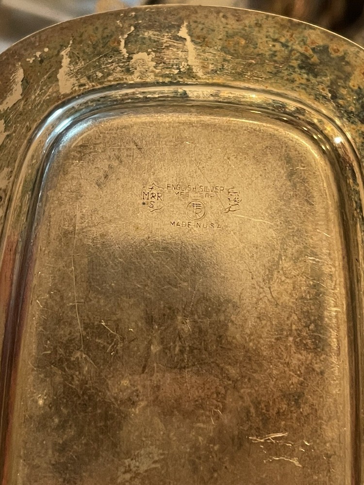 English Silver MFG Tray