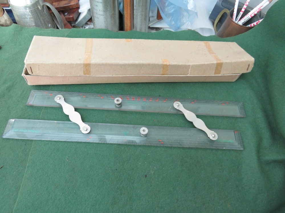 CAPTAIN FIELDS 'MATHEMO SERIES' IMPROVED 15" PARALLEL RULE BOXED