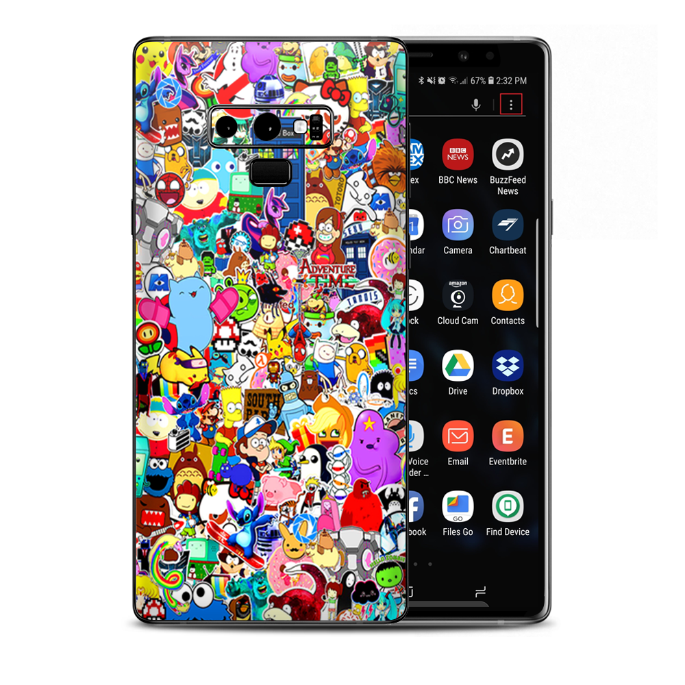 Skins Decal Wrap for Samsung Note 9 - Sticker collage