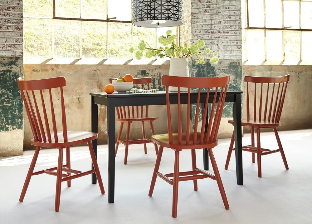 Indoor Rectangular Dining Table with Assembly Tools Included, No Tools Needed