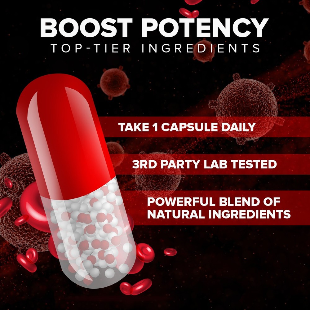 (1 Pack) Blood Stabilizer Capsules – BloodStabilizer, All Natural Glycogen