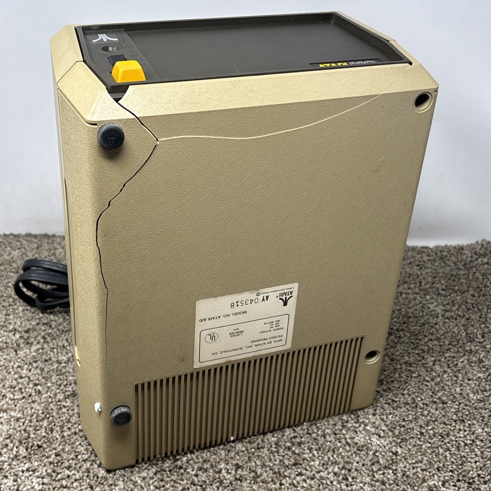 Vintage Atari 820 Printer - Powers Up - AS-IS FOR PARTS - READ