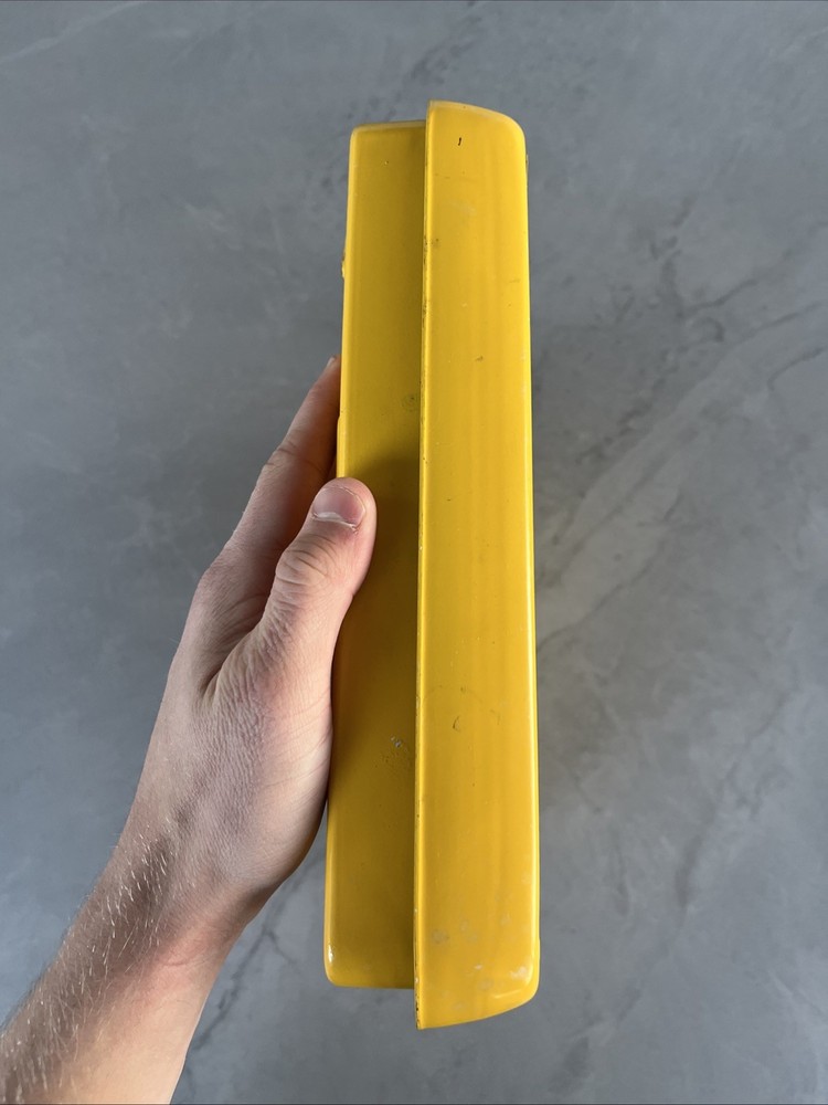 Vintage 1950s Detecto Auto-Zero Bathroom Scale Yellow