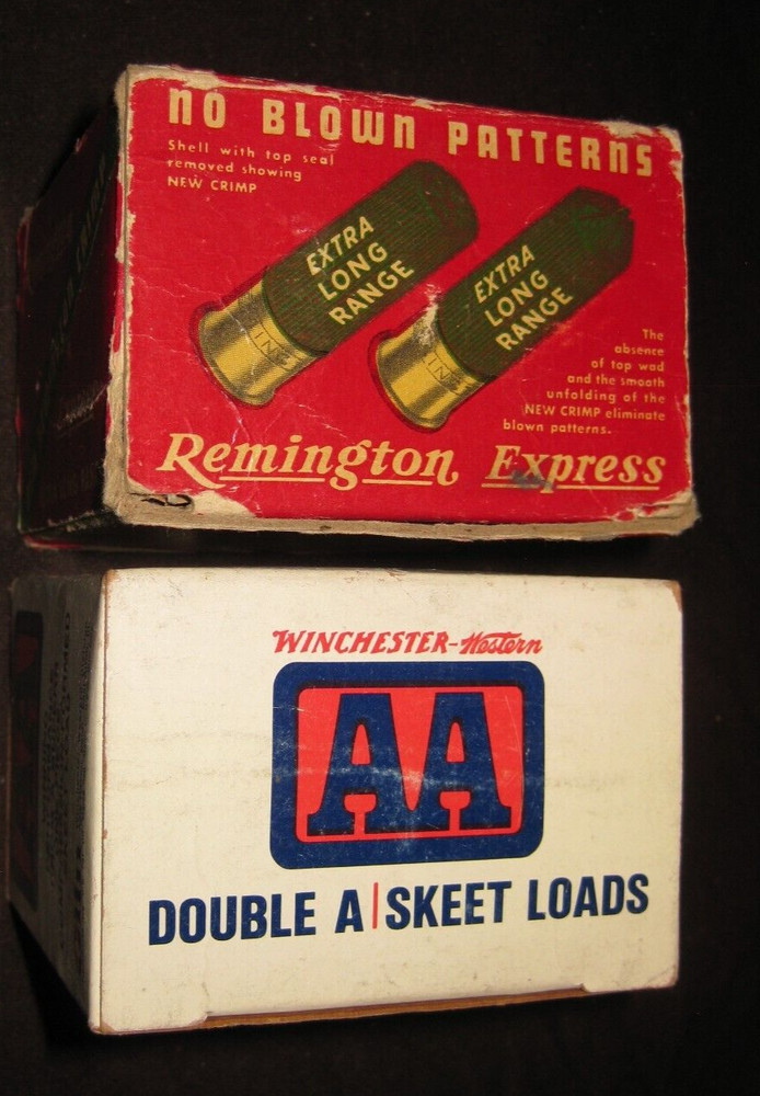 2 Boxes - Remington Express 20ga - Winchester-Western 20ga - Empty boxes