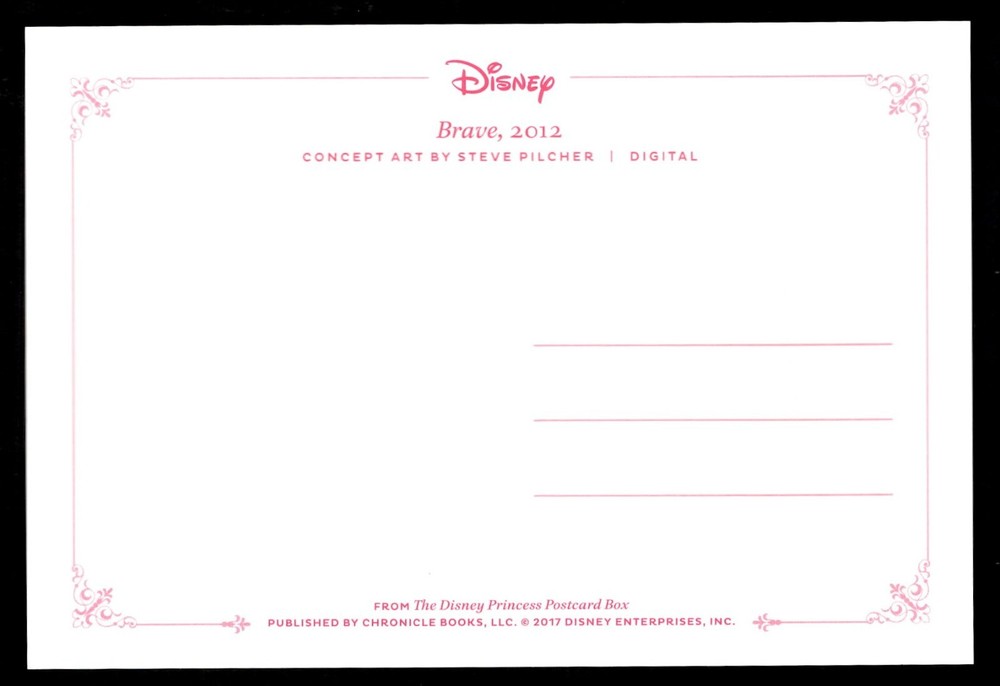 Disney Brave Post Card