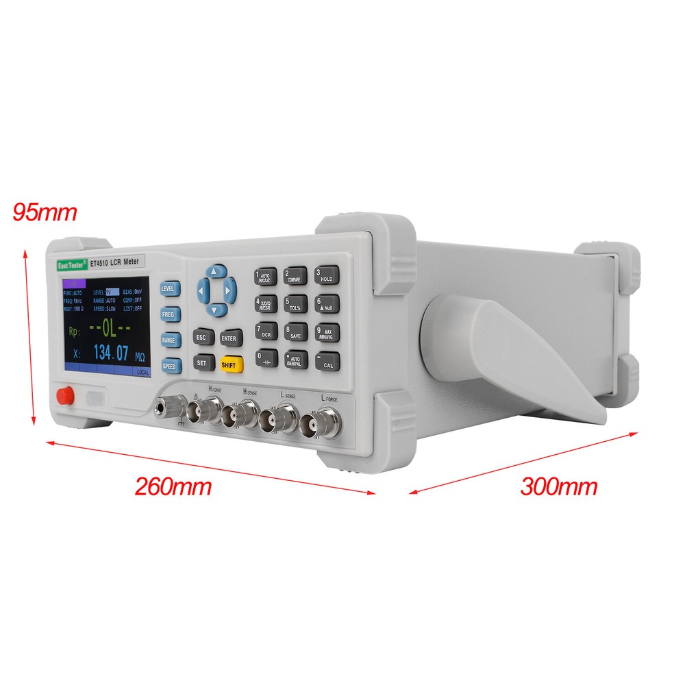 Digital Benchtop LCR Bridge Meter Electrolytic Capacitance DC Resistance Tester