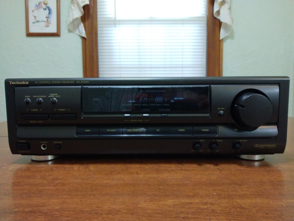 Technics SA-EX300 Stereo Receiver Tested And Working No Remote